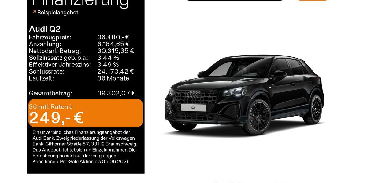 Audi Q2 5.723 km 36.480 &euro; Haßfurt 97437