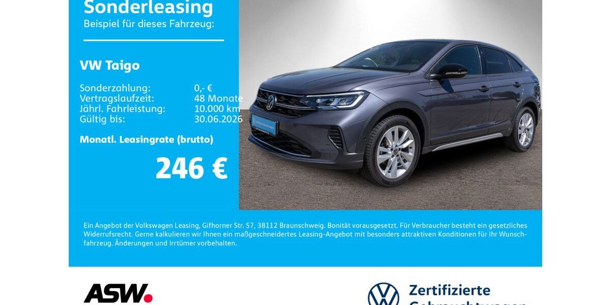 VW Taigo 16.500 km 23.830 &euro; Bad Rappenau 74906