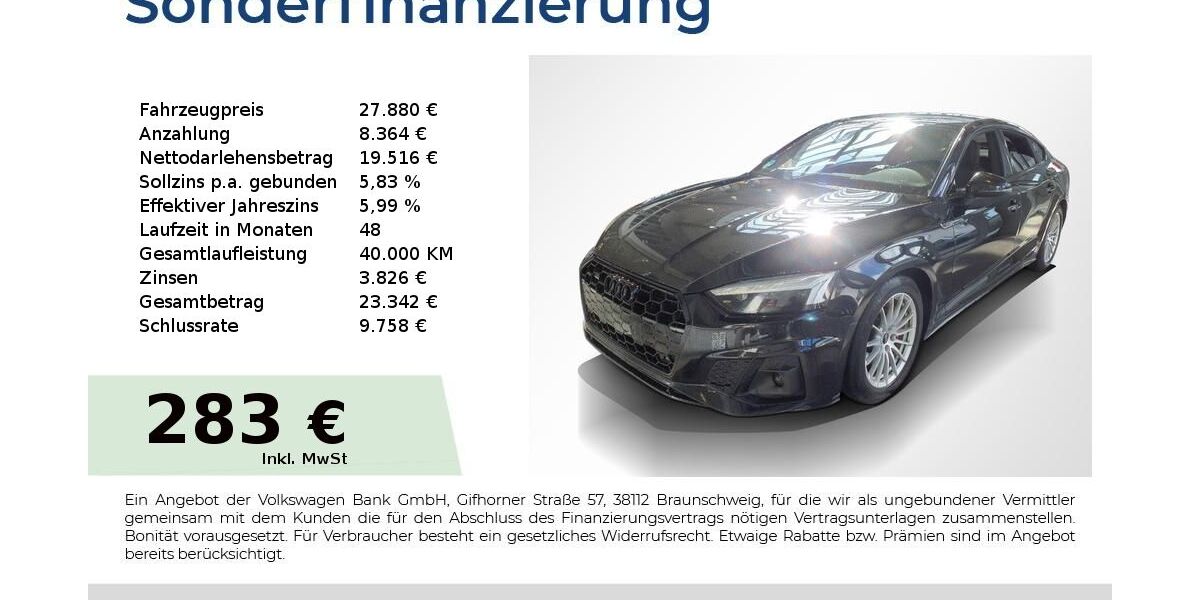 Audi A5 159.350 km 28.280 &euro; Nürnberg 90431