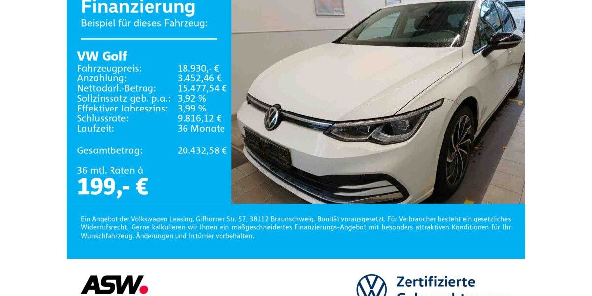 VW Golf 111.990 km 18.930 &euro; Sinsheim 74889