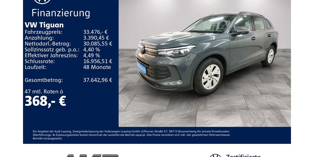 VW Tiguan 11.160 km 32.820 &euro; Borna 04552