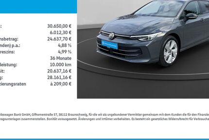 VW Golf 12.500 km 29.589 &euro; Mühlhausen/Thüringen 99974