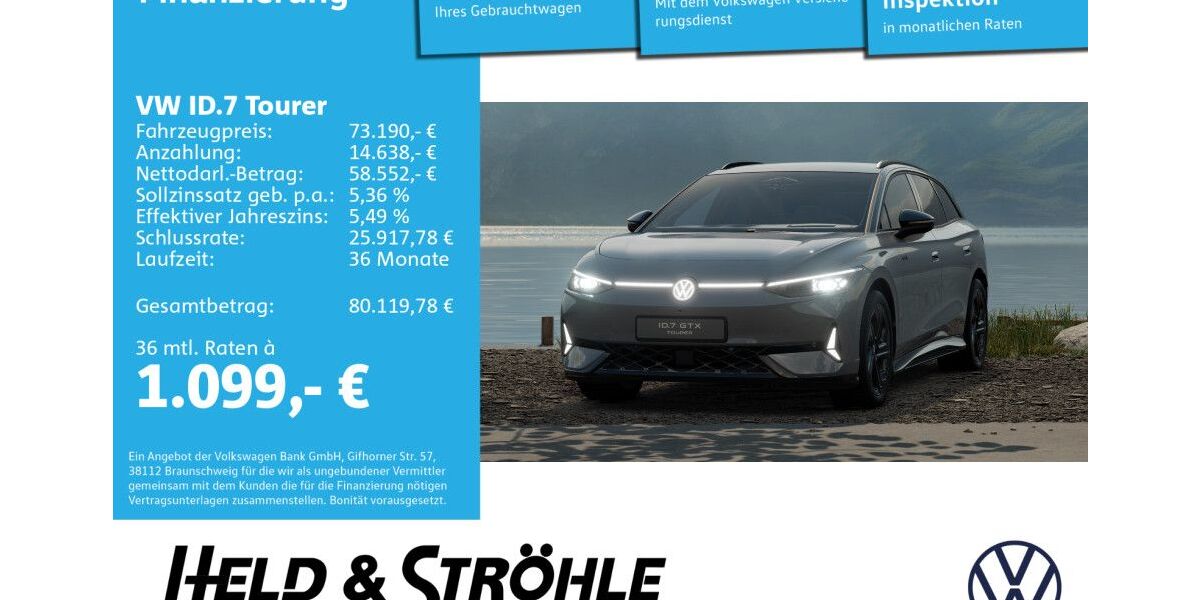 VW ID.7 3.500 km 73.190 &euro; Neu-Ulm 89231