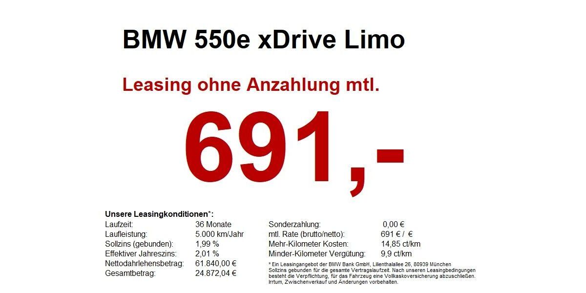 BMW 550 19.208 km 61.820 &euro; Miltenberg 63897