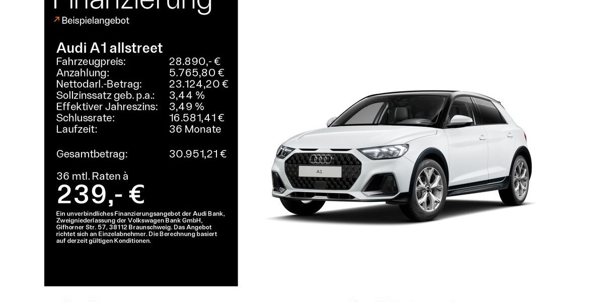 Audi A1 3.087 km 28.890 &euro; Hofheim 65719