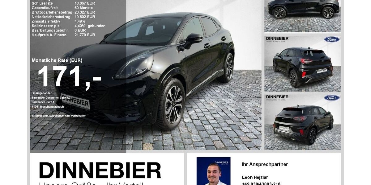 Ford Puma 17.777 km 20.480 &euro; Berlin 10365