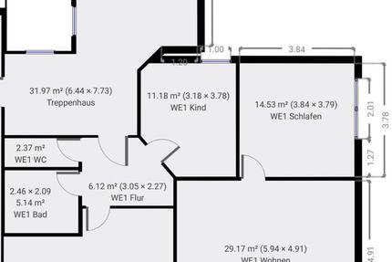 Praktische 4 Zi Wohnung mit Balkon in Schöneck Büdesheim 4 zimmer