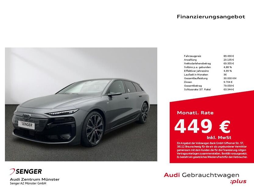 Audi A6 e-tron 19.800 km 88.990 € Münster 48153