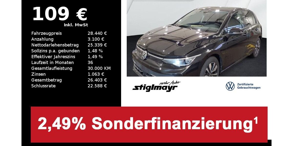 VW Golf 24.508 km 28.440 &euro; Pfaffenhofen/Ilm 85276