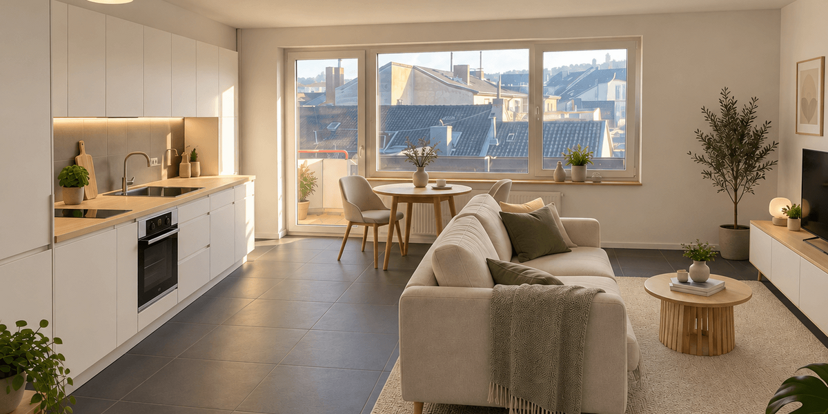 Etagenwohnung Stolberg (Rheinland) Münsterbusch - 1 Zimmer, 46 m&sup2;, 500&euro; | Angebot:27441783