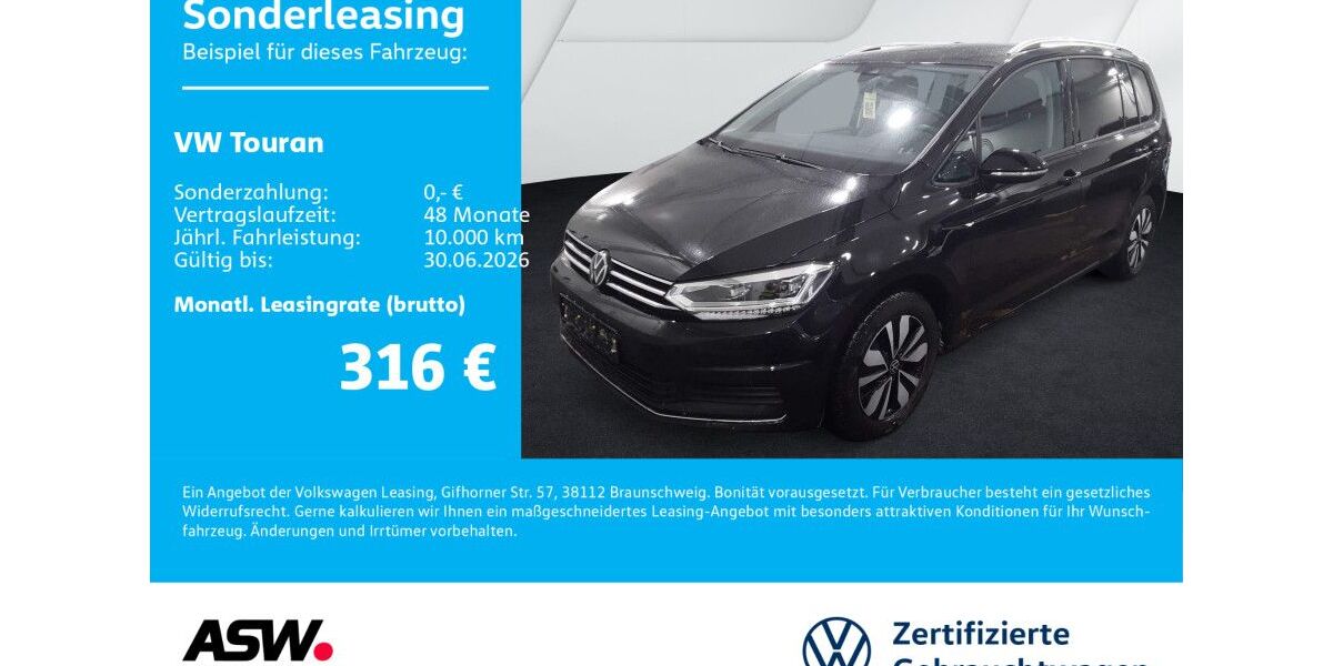 VW Touran 26.500 km 33.830 &euro; Sinsheim 74889