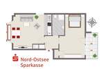 Etagenwohnung Wittdün - 2 Zimmer, 49 m&sup2;, 280.000&euro; | Angebot:25672663