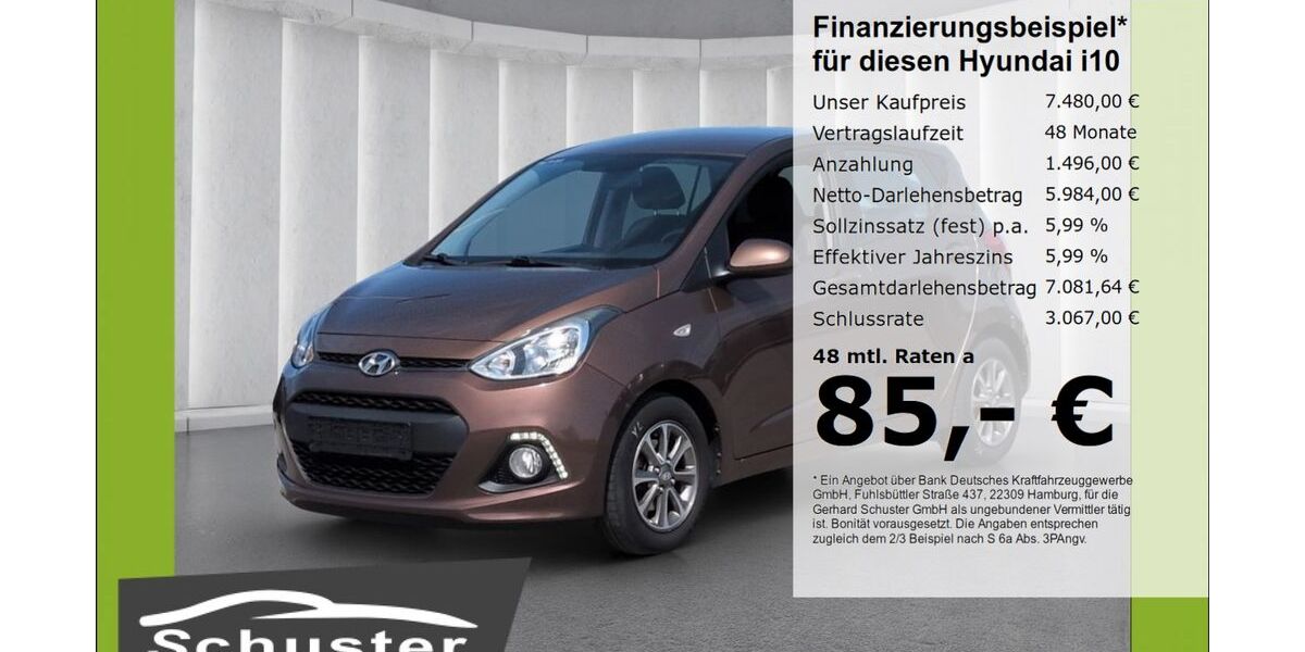 Hyundai i10 73.992 km 7.480 &euro; Ruhstorf 94099