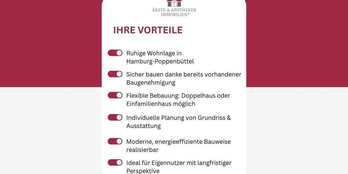 Top-Lage! Grundstück in Poppenbüttel mit Baugenehmigung zimmer