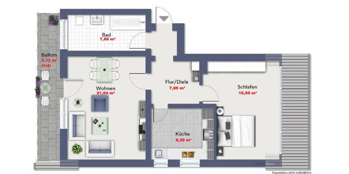 Etagenwohnung Hersbruck - 2 Zimmer, 62 m&sup2;, 195.000&euro; | Angebot:26257133