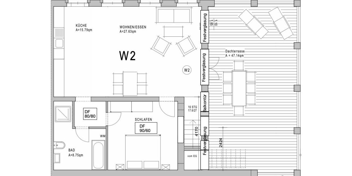 Maisonettenwohnung Radebeul - 3 Zimmer, 140 m&sup2;, 2.030&euro; | Angebot:26531840