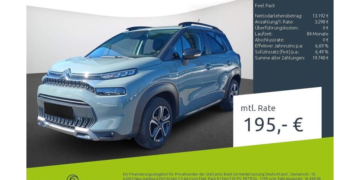 Citroen C3 Aircross 24.250 km 16.490 &euro; Dülmen 48249