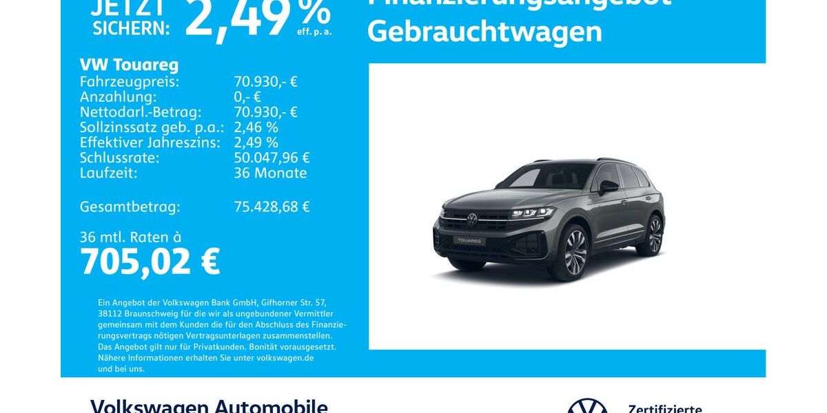 VW Touareg 24.730 km 70.930 &euro; Stuttgart-Feuerbach 70469