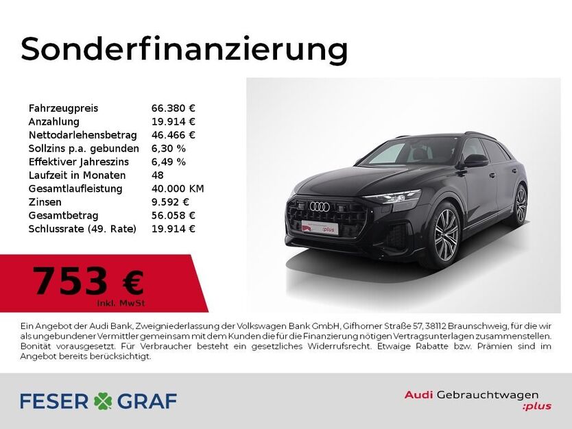 Audi Q8 6.748 km 66.380 € Nürnberg 90411