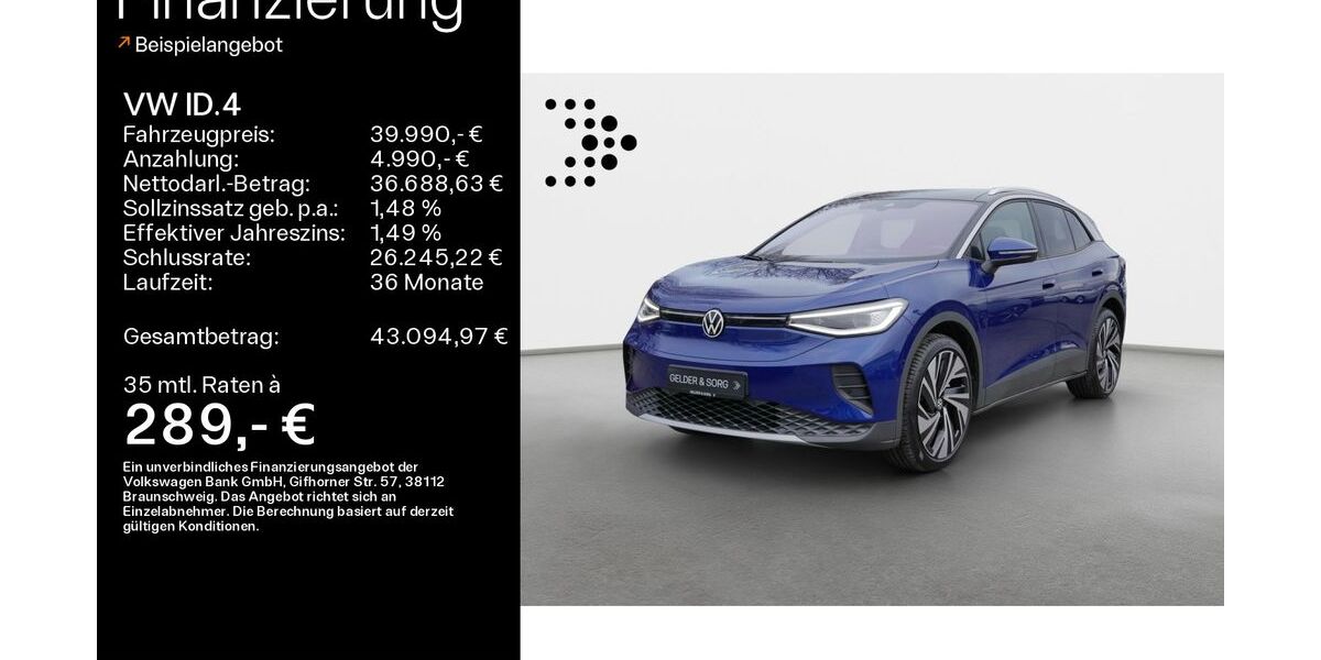 VW ID.4 23.000 km 39.480 &euro; Lichtenfels 96215
