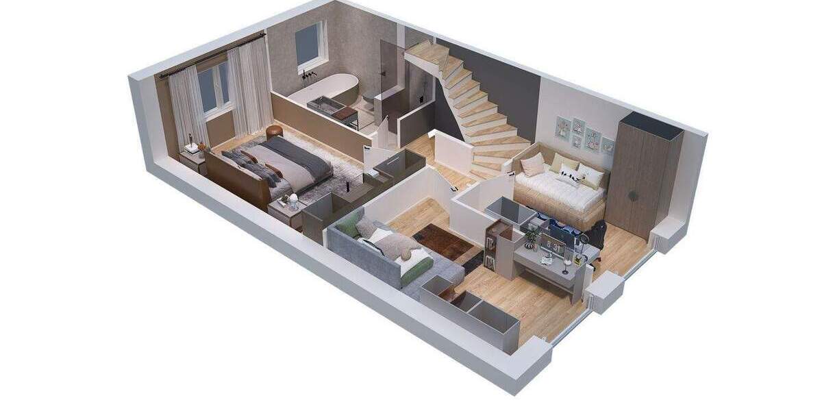 Reihenmittelhaus Ulm Donaustetten - 5 Zimmer, 124 m&sup2;, 497.000&euro; | Angebot:23964813