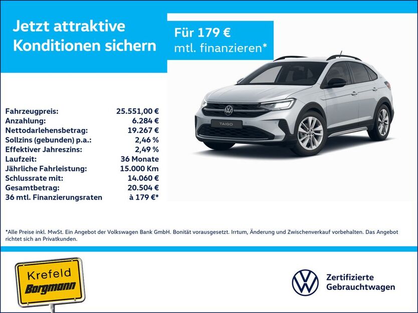 VW Taigo 25.377 km 25.551 € Krefeld 47803