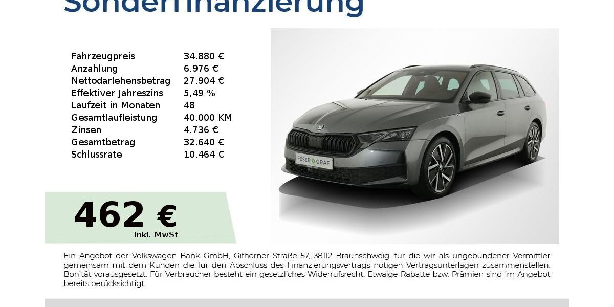 Skoda Octavia 6.550 km 33.940 &euro; Nürnberg 90441