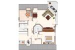 Dachgeschoßwohnung Beckum - 3 Zimmer, 83 m&sup2;, 830&euro; | Angebot:26316650