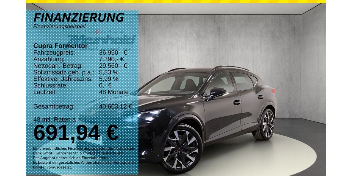 Cupra Formentor 20.990 km 36.950 &euro; Auerbach/Rebesgrün 08209