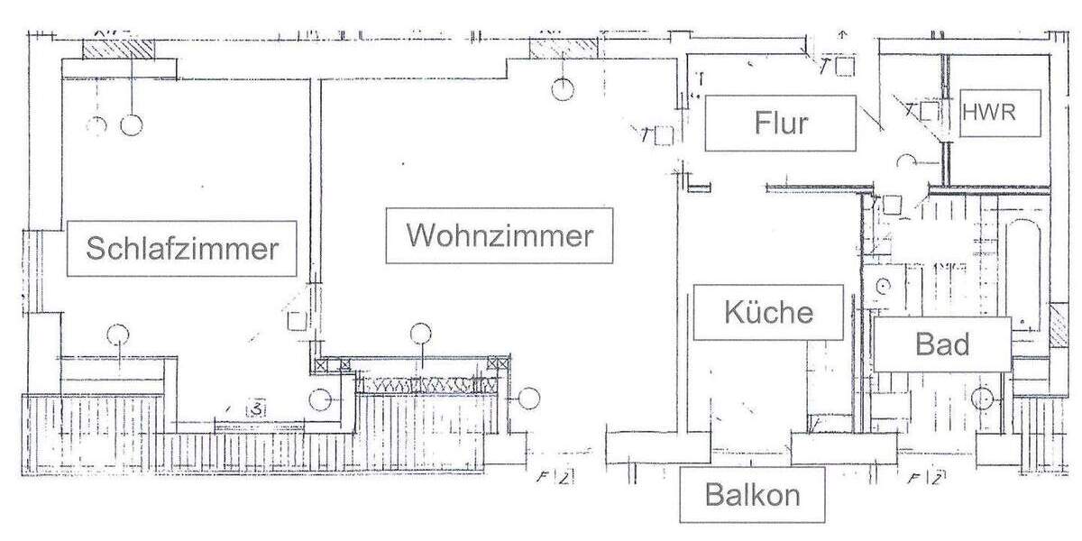 Etagenwohnung Kalkhorst Warnkenhagen - 2 Zimmer, 60 m&sup2;, 540&euro; | Angebot:25661461