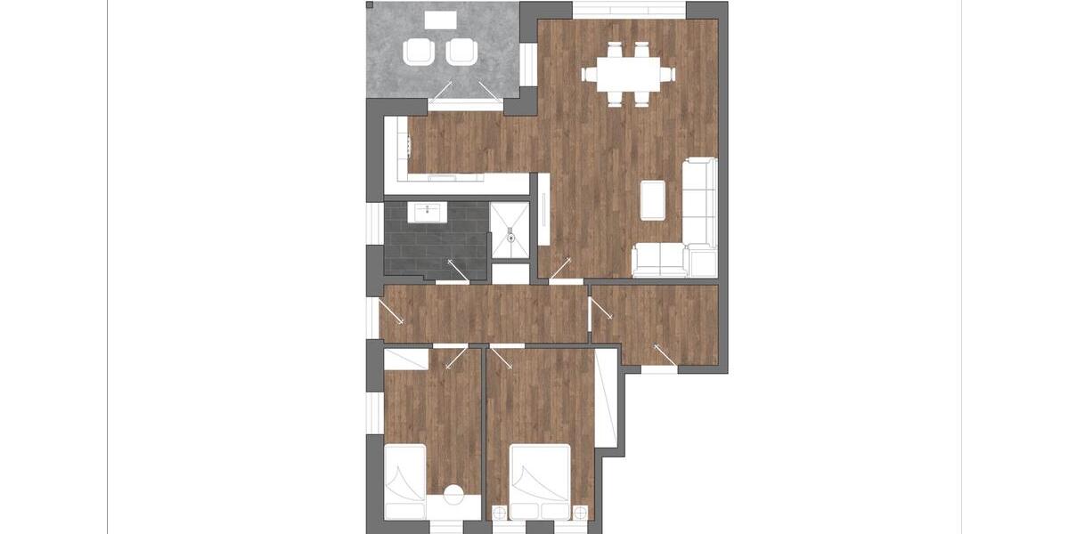 Erdgeschoßwohnung Bispingen - 3 Zimmer, 96 m&sup2;, 1.389&euro; | Angebot:26321710