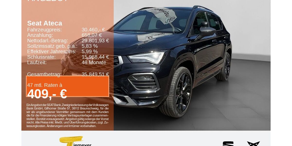 Seat Ateca 67.104 km 28.480 &euro; Recklinghausen 45663