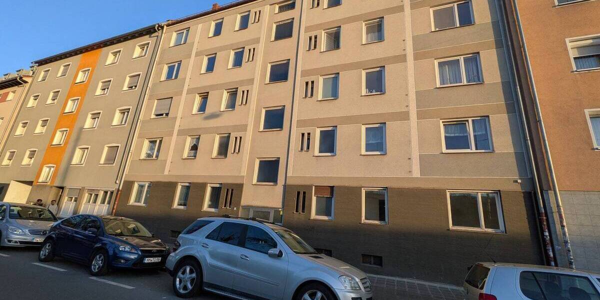Etagenwohnung Nürnberg St Leonhard - 3 Zimmer, 74 m&sup2;, 780&euro; | Angebot:26881605