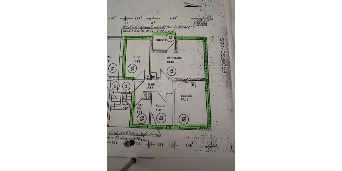 Erdgeschoßwohnung Bayreuth Meyernberg - 3 Zimmer, 64 m&sup2;, 200.000&euro; | Angebot:27135200