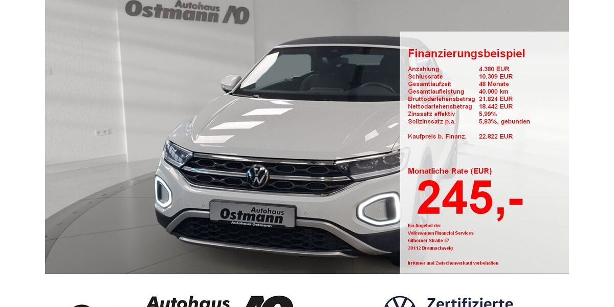 VW T-Roc 30.390 km 27.390 &euro; Hofgeismar 34369