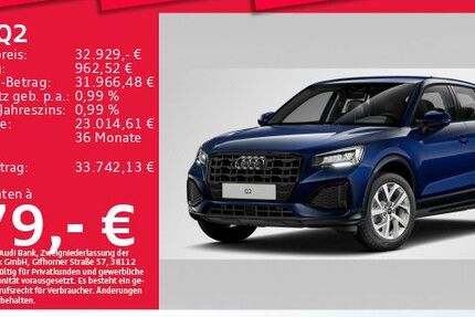 Audi Q2 28.160 km 32.929 &euro; Eching 85386