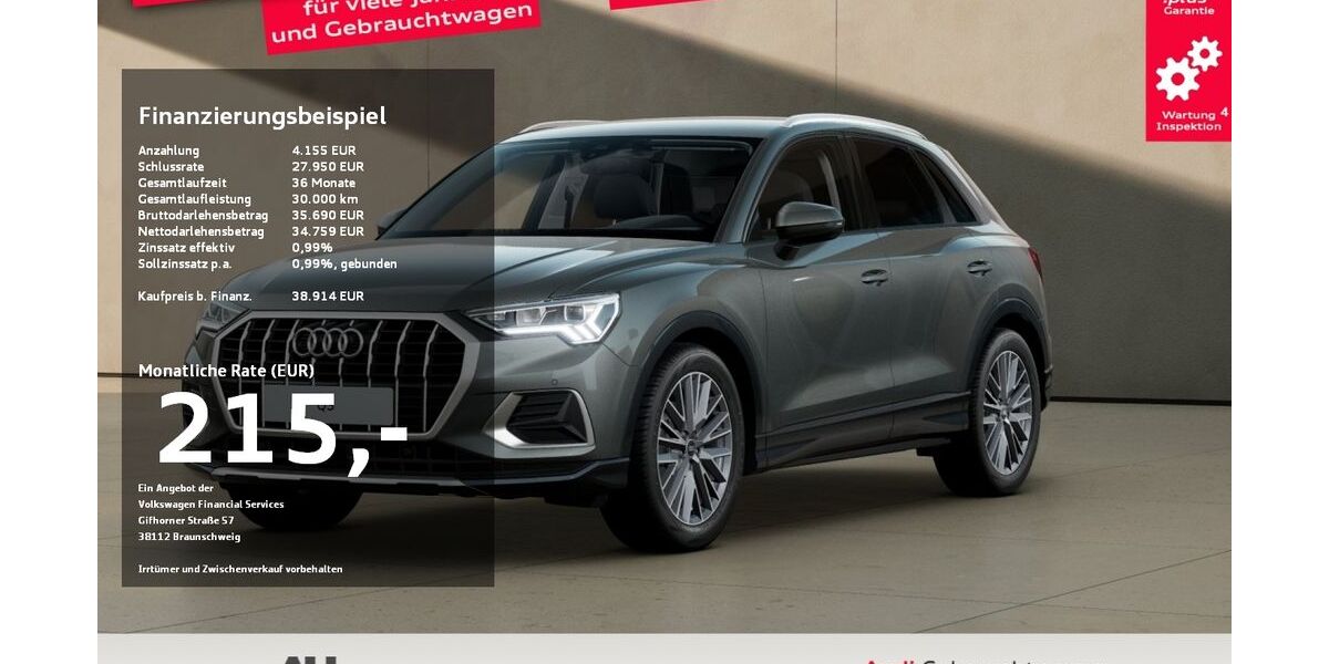 Audi Q3 8.176 km 38.864 &euro; Osterode 37520
