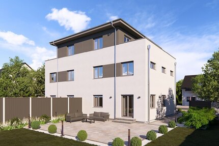 Individuelle DHH mit Terrasse und Keller in Mühlheim am Main - Malerfertig inkl. Grundstück - Haus Mühlheim am Main Markwald | Angebot:27377424