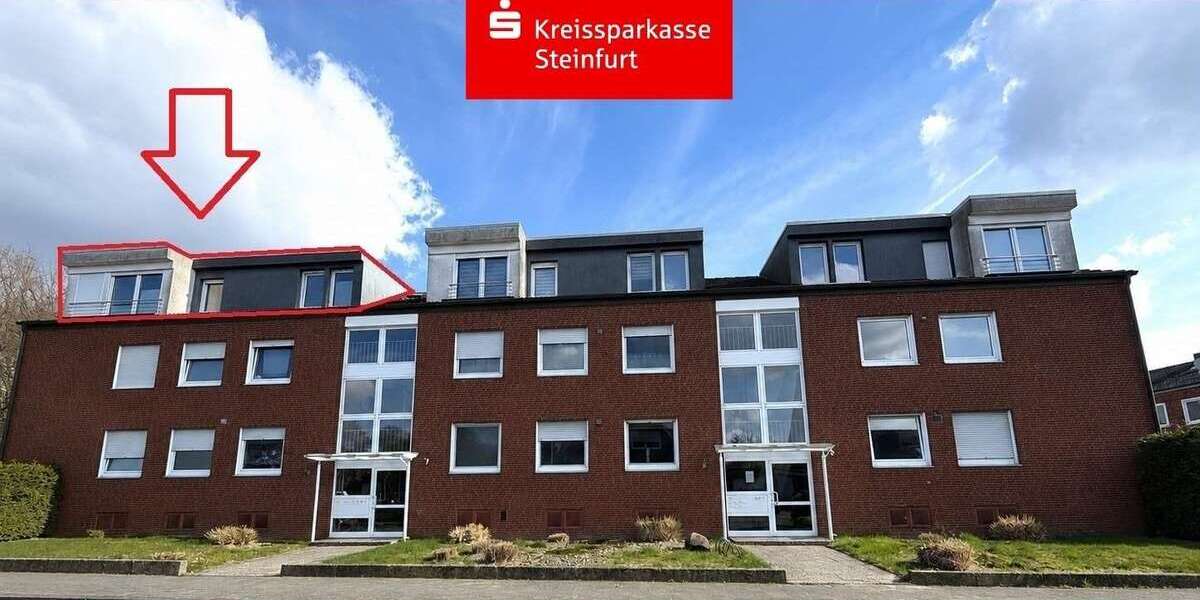 Etagenwohnung Emsdetten - 3 Zimmer, 74 m&sup2;, 198.000&euro; | Angebot:26691609