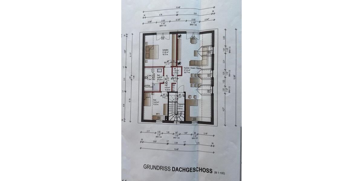 Dachgeschoßwohnung Bruttig-Fankel Fankel - 3 Zimmer, 86 m&sup2;, 750&euro; | Angebot:26688018