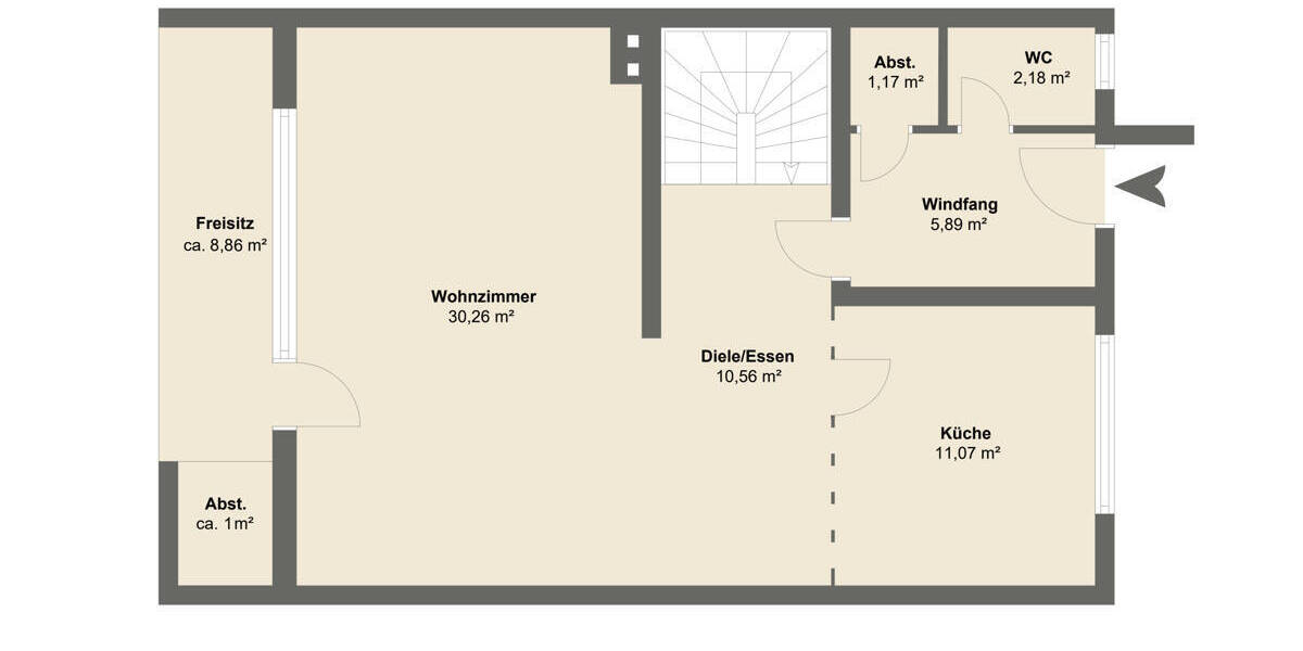 Reihenmittelhaus Bielefeld Sennestadt - 6 Zimmer, 172 m&sup2;, 335.000&euro; | Angebot:26344476