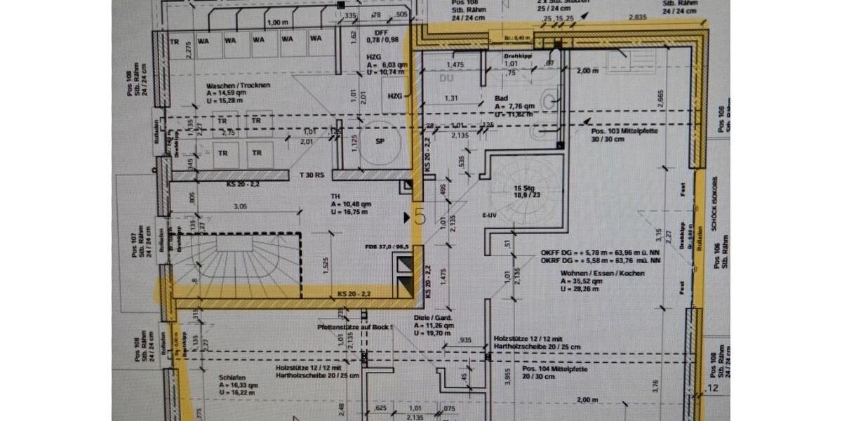 Maisonettenwohnung Hamm Daberg - 4 Zimmer, 100 m&sup2;, 1.448&euro; | Angebot:24478579