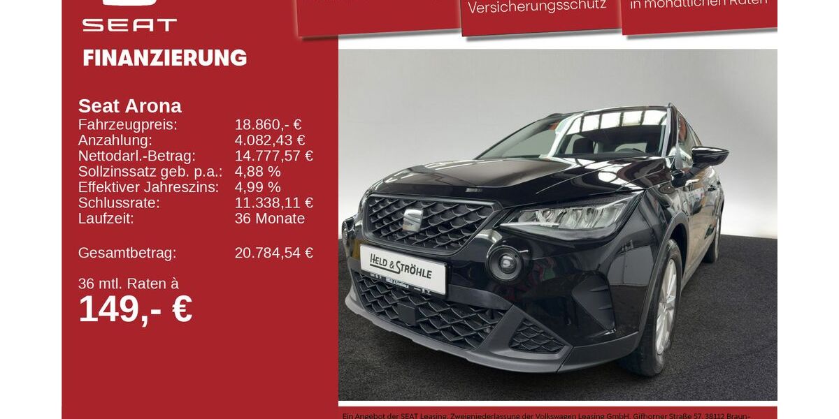 Seat Arona 17.655 km 18.190 &euro; Neu-Ulm 89231