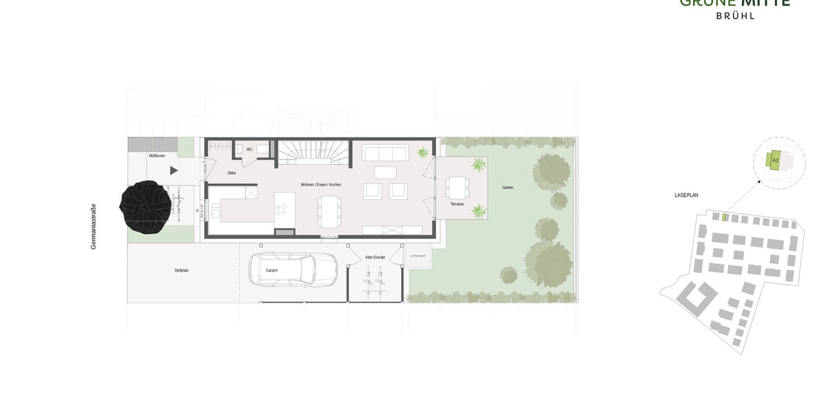 Erbbaurecht - Doppelhaushälfte - modern & geräumig - mit Südgarten 5 zimmer