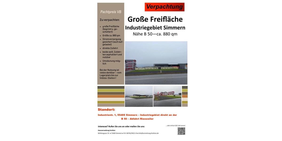 Gewerbeobjekt Simmern/Hunsrück Hunsrück - 880&euro; | Angebot:24426470