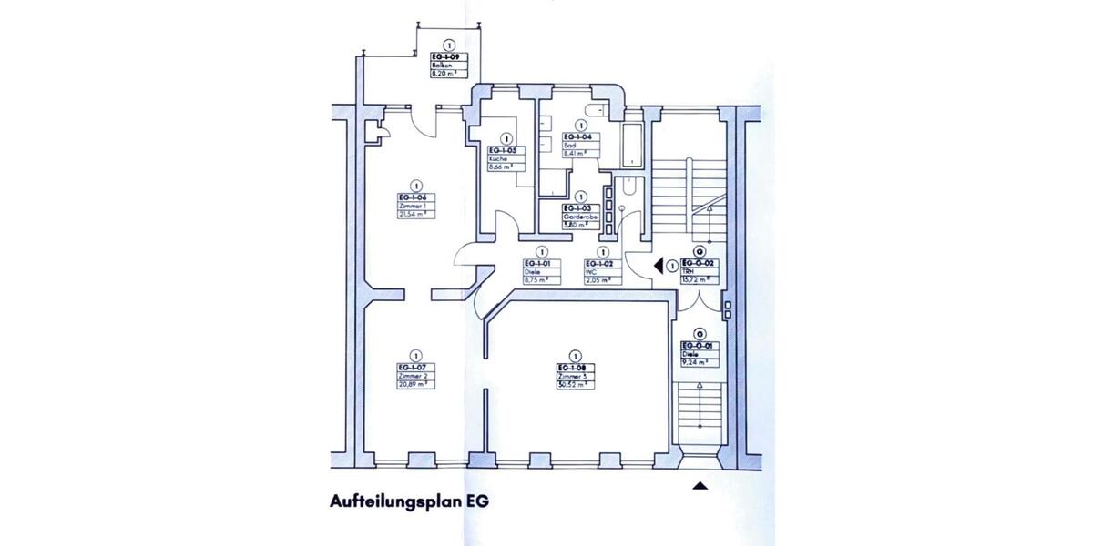 Erdgeschoßwohnung Saarbrücken - 3 Zimmer, 103 m&sup2;, 299.000&euro; | Angebot:25440213