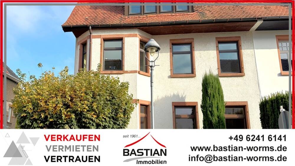 Doppelhaushälfte Worms Innenstadt - 7 Zimmer, 189 m&sup2;, 495.000&euro; | Angebot:24040522