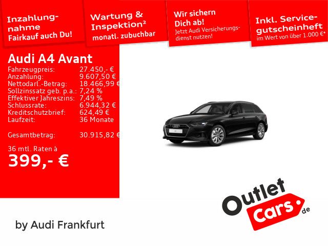 Audi A4 33.066 km 27.450 &euro; Frankfurt am Main 60314