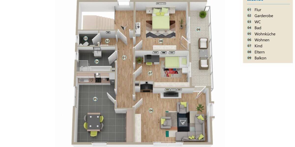Einfamilienhaus Zeitlarn - 6 Zimmer, 170 m&sup2;, 499.000&euro; | Angebot:26724073