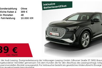 Audi Q4 e-tron 3.313 km 41.880 &euro; Nürnberg 90441